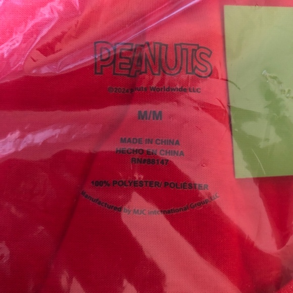 Peanuts Snoopy Women’s Home For The Holidays Pajama Set Size Medium NWT - Picture 9 of 10